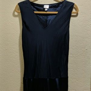 Drop Waist Dual Fabric Dress